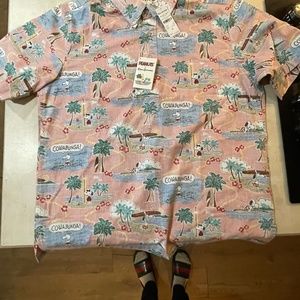 NWT Peanuts x Reyn Spooner pullover Hawaiian shirt